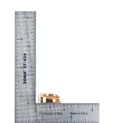 sz5 14k yellow gold 1.25cttw Diamond pave set eternity band ring