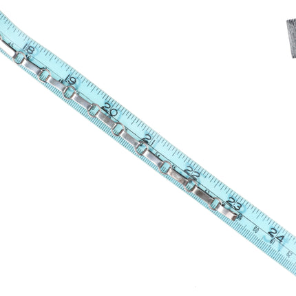Will Denetdale Navajo sterling silver spiderweb turquoise cone beaded necklace