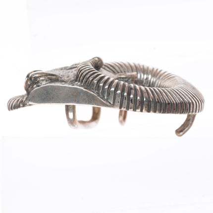 1.25" Wilson sterling silver Bighorn Sheep Ram southwestern belt buckle