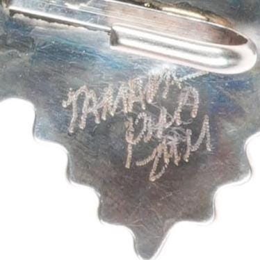 51" Tamara Pinto Zuni sterling silver shell/stone Butterfly link concho belt