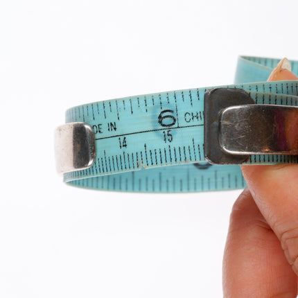 6"-6.7" Vintage southwestern/Navajo sterling silver cuff bracelet lot turquoise