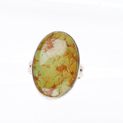 sz10 Everett & Mary Teller Navajo sterling silver turquoise ring