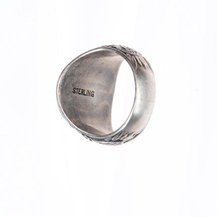 sz8.5 c1940's ww2 era Sterling silver US Army military ring