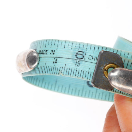 6.2" Vintage Navajo ingot silver chiseled stacker cuff bracelet