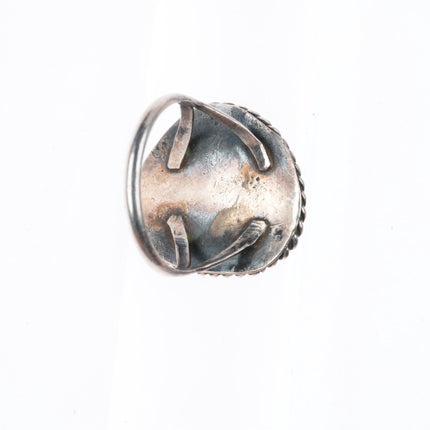 sz8.75 vintage Navajo sterling silver high grade turquoise size 8.75 ring