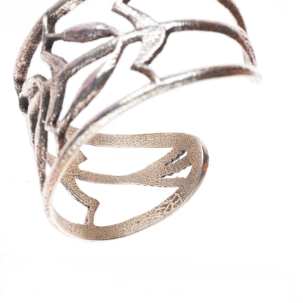 6.4" Gilbert "Dino" Garcia Santo Domingo Pueblo Tufa Cast Corn cuff bracelet
