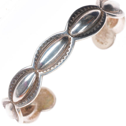 6.3" Edison Sandy Smith Navajo Rocking Horse Ranch sterling silver cuff bracelet