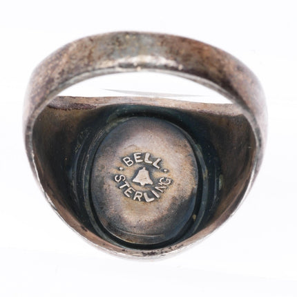 sz9 Vintage Bell Trading Post sterling silver and turquoise size 9 ring
