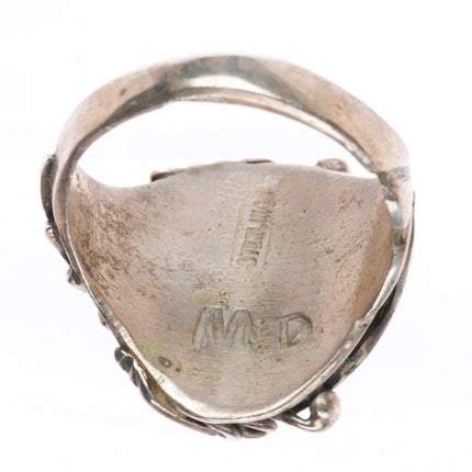 sz8 Mary Dayea Navajo sterling silver turquoise size 8 ring