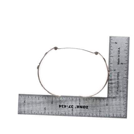 6.6" Bell trading post vintage sterling silver knifewing watch cuff bracelet