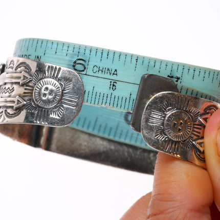 6.6" Bell trading post vintage sterling silver knifewing watch cuff bracelet