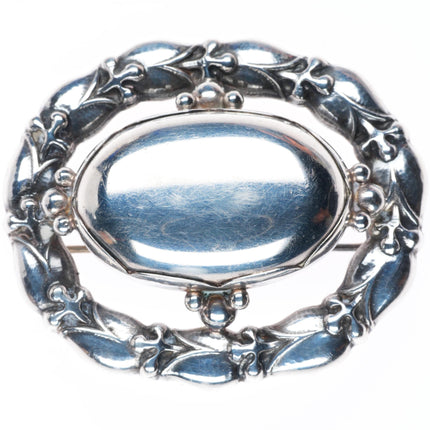 Vintage Georg Jensen sterling silver 108 Art Deco brooch/pin