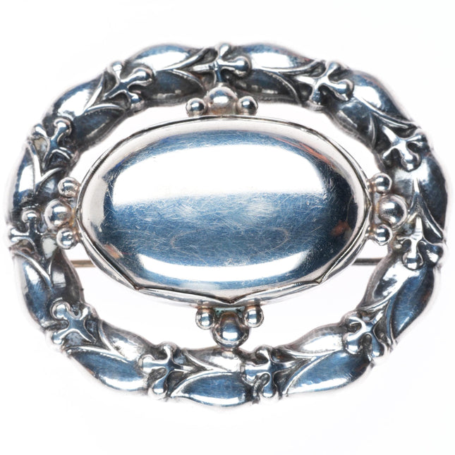 Vintage Georg Jensen sterling silver 108 Art Deco brooch/pin