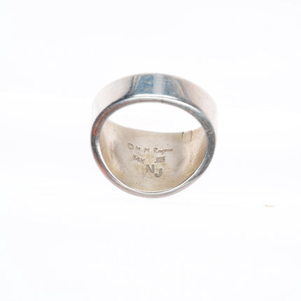 sz6.5 Vintage MM Rogers 14k gold sterling silver spirt bear ring MJ