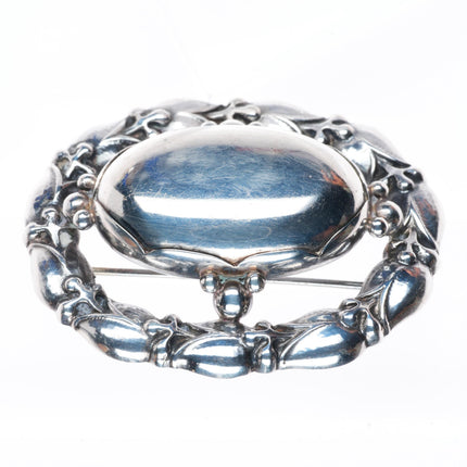 Vintage Georg Jensen sterling silver 108 Art Deco brooch/pin