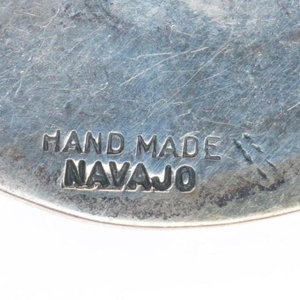 1950's Navajo overlay pin-brooch with turquoise sterling silver
