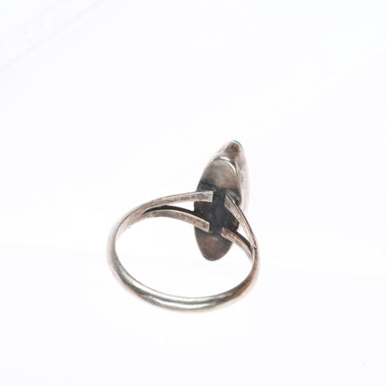 sz7 vintage Navajo Arizona Gem Silica sterling silver ring