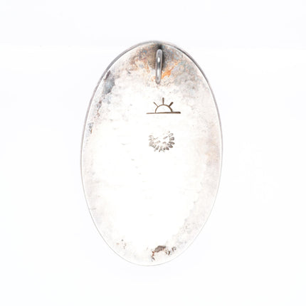 Weaver Selina Hopi overlay necklace pendant sterling silver