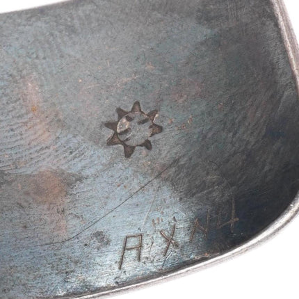 6.6" 1950's Douglas Holmes Hopi overlay turquoise sterling silver cuff bracelet