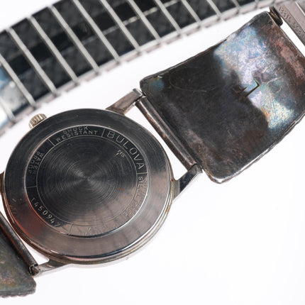Francis Leekya Zuni fishscale turquoise sterling silver watch tips
