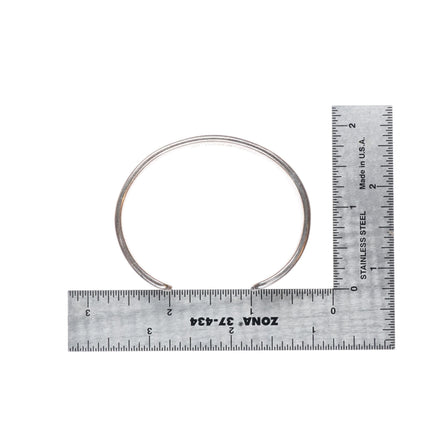 6.1" Chimney Butte Navajo 14k gold/Sterling silver  banded cuff bracelet