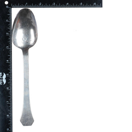 c1940's Vintage Navajo sterling silver/turquoise salad serving fork/spoon set