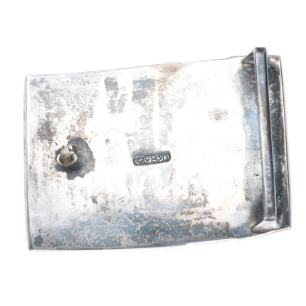 Richard Chavez Santo Domingo cobblestone sterling silver buckle for 1.5" belt