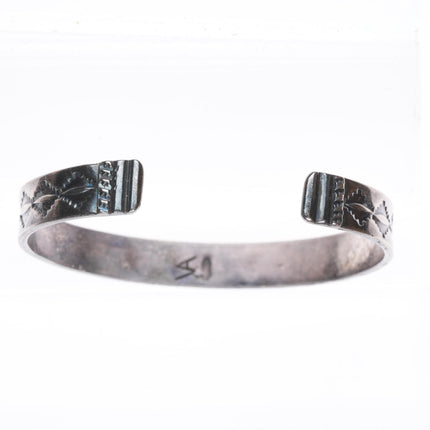 6.5" vintage Vidal Aragon Santo Domingo sterling silver cuff bracelet
