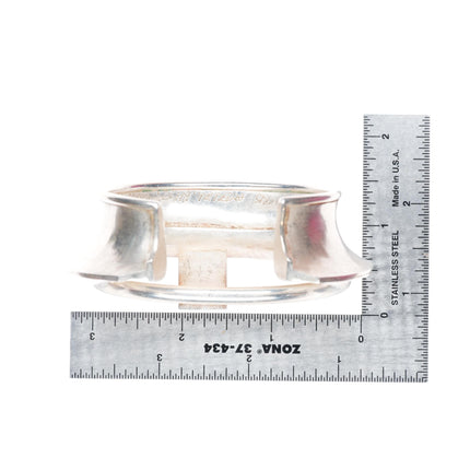 6.4" Cheyenne Harris Navajo 24k gold-Sterling silver-coral cuff bracelet