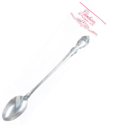 Gorham Melrose Sterling silver Iced Tea Spoon 7 5/8" New old stock in bags
