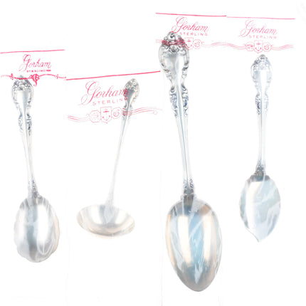 Gorham Melrose Sterling silver Serving piece lot New old stock in bags