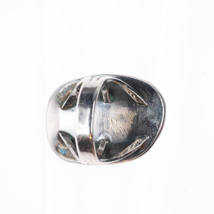 sz6.25 vintage Navajo sterling silver Royston turquoise ring