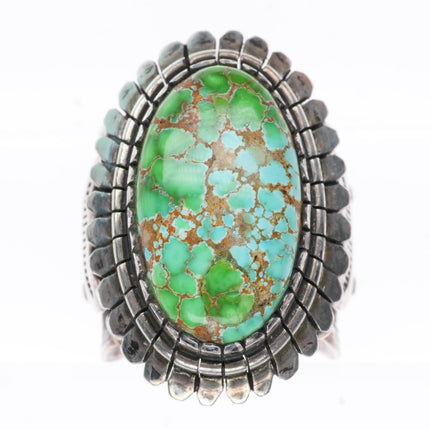 sz7.5 Ray Winner Southwestern Carico Lake turquoise sterling silver ring