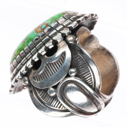 sz7.5 Ray Winner Southwestern Carico Lake turquoise sterling silver ring