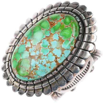 sz7.5 Ray Winner Southwestern Carico Lake turquoise sterling silver ring