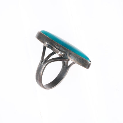 sz4 vintage Navajo Arizona Gem Silica sterling silver ring