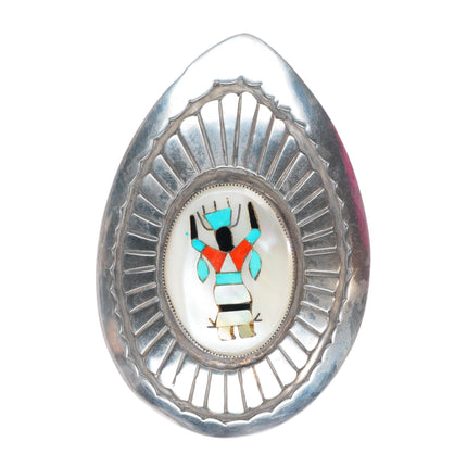 Big Atkinsons Trading Post-Mary Smith Navajo sterling silver Ghan dancer pendant