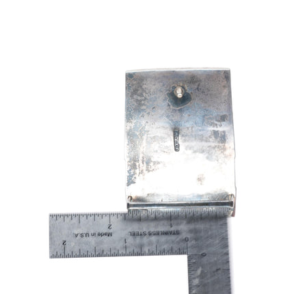 Richard Chavez Santo Domingo cobblestone sterling silver buckle for 1.5" belt