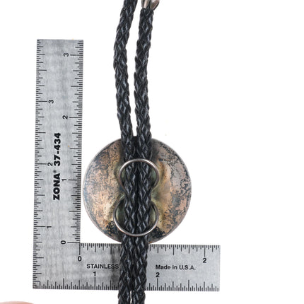 Vintage Hopi Hopicrafts Sterling silver Man in the Maze bolo tie
