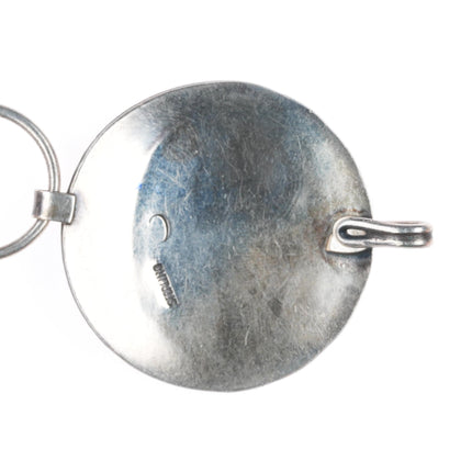 41.5" Jerry Cowboy Navajo sterling silver concho belt petroglyph overlay