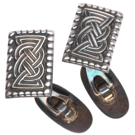 Vintage Mid Century Modern David Andersen Norway sterling silver cufflinks