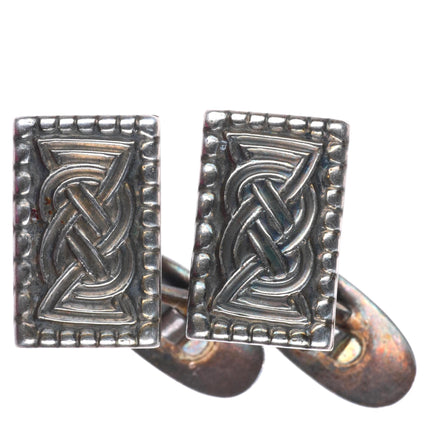 Vintage Mid Century Modern David Andersen Norway sterling silver cufflinks