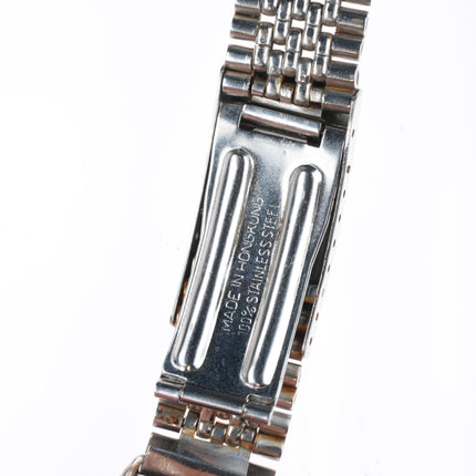 heavy vintage Navajo sterling silver turquoise nugget watch tips