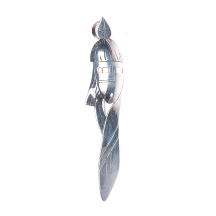 Alice Mc Shirley Navajo sterling silver maiden pendant - pin/brooch