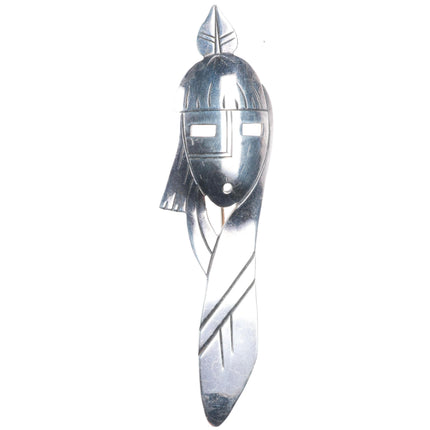 Alice Mc Shirley Navajo sterling silver maiden pendant - pin/brooch