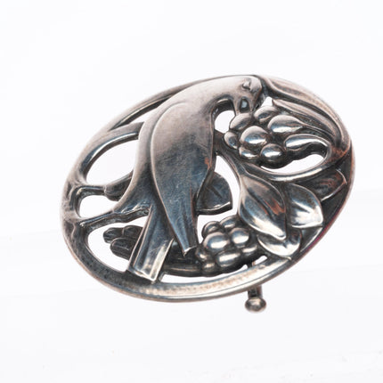 Vintage Georg Jensen Denmark 175 sterling silver bird pin/brooch