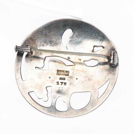Vintage Georg Jensen Denmark 175 sterling silver bird pin/brooch