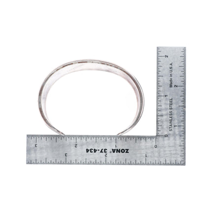 6.3" Wayne & Emory Sekaquaptewa shop Hopi-crafts sterling silver cuff bracelet