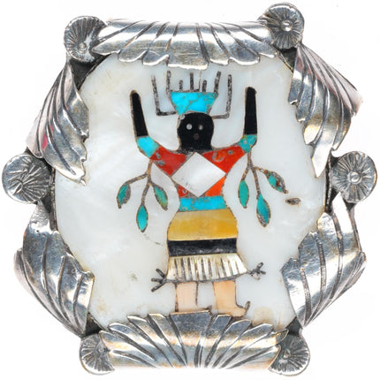 Lambert Homer Jr/Dan Simplicio Zuni sterling silver Gaan Dancer pendant/pin