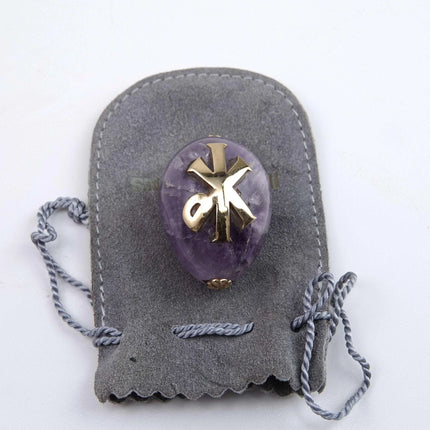 Ilias Lalaounis (1920-2013) 18k gold on Amethyst Easter Egg - Estate Fresh Austin
